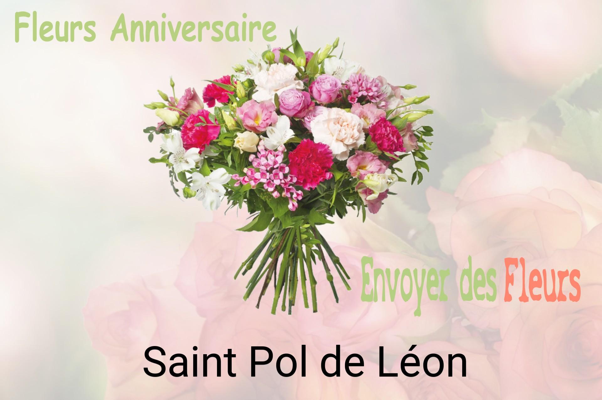 Bouquet de fleurs d’anniversaire livré à Saint-Pol-de-Léon