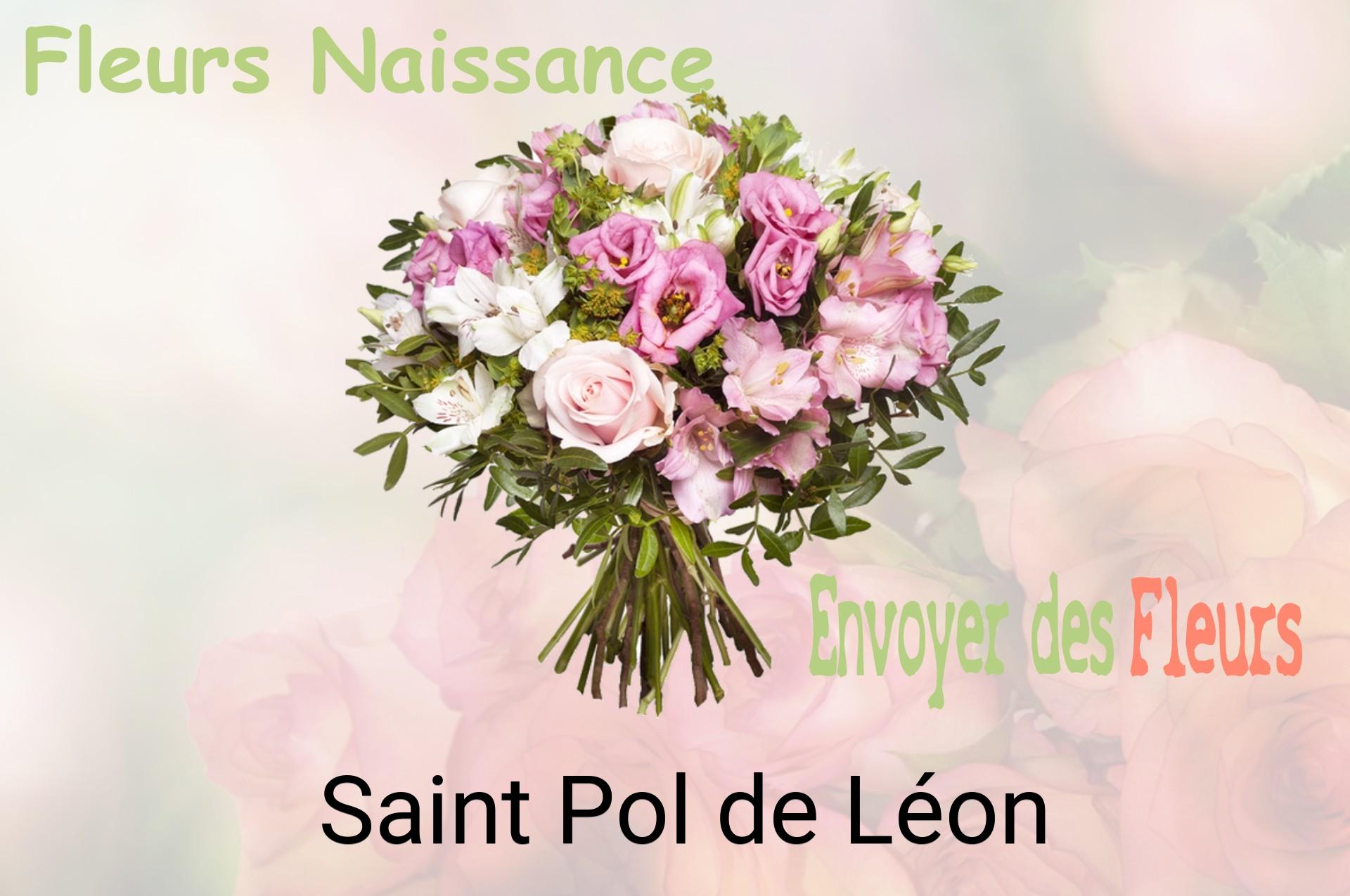 Bouquet de fleurs de naissance livré à Saint-Pol-de-Léon