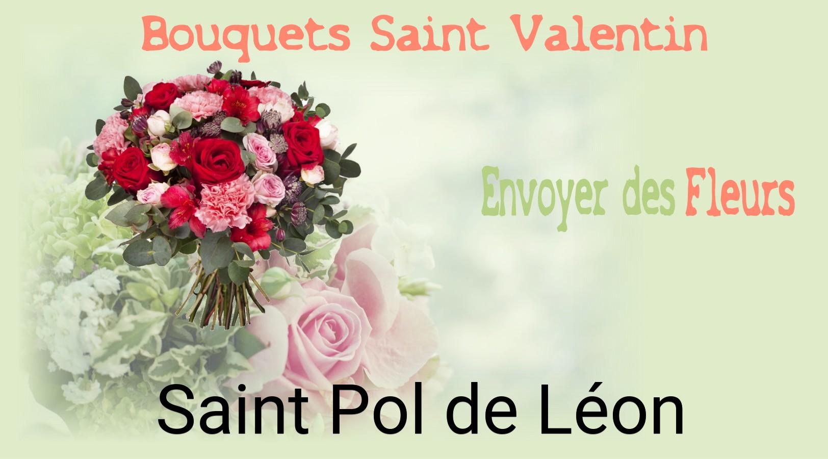 Roses de Saint-Valentin livrées à Saint-Pol-de-Léon